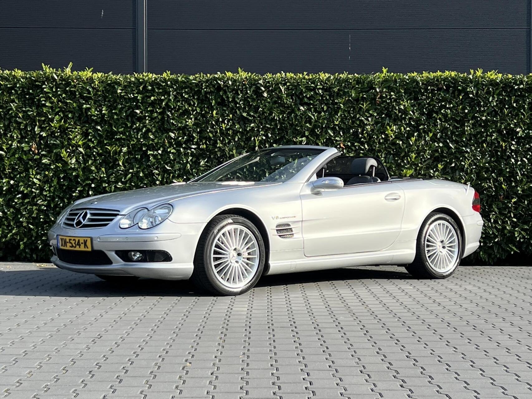 Mercedes SL-klasse AMG 55, LUCHTVERING, LEDER, NAVIGATIE, CR, Auto's, Automaat, Euro 5, Achterwielaandrijving, Gebruikt