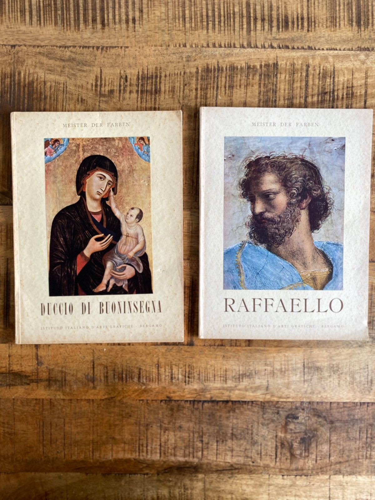 Duccio di Buoninsegna & Raffaello - Meister der Farben, Ophalen of Verzenden, Zo goed als nieuw, Schilder- en Tekenkunst