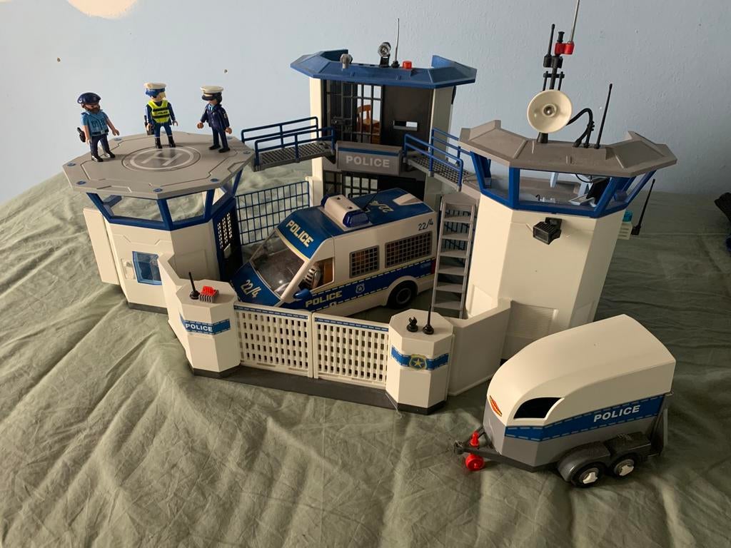 Politiebureau playmobil, Kinderen en Baby's, Speelgoed | Playmobil, Ophalen, Zo goed als nieuw