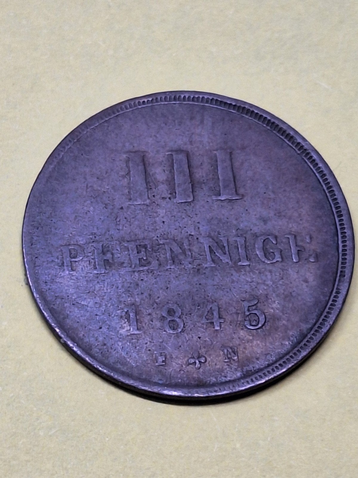 Mecklenburg strelitz 3 pfennig 1845, Ophalen of Verzenden, Duitsland