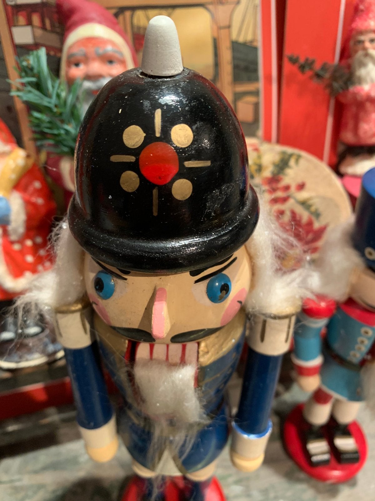 Zeer oude kerst notenkraket, Diversen, Kerst, T, Ophalen of Verzenden, Zo goed als nieuw, N