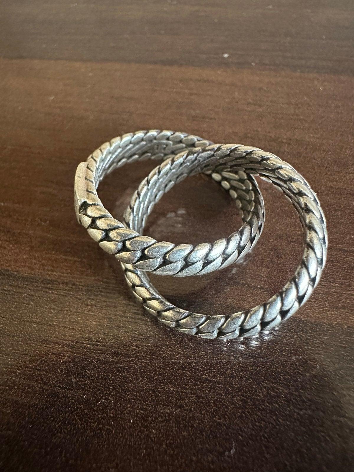 Buddha to Buddha 607 18 Ring Ben Double - Zilveren Ring, 18 tot 19, Ophalen of Verzenden, Zo goed als nieuw, Dame of Heer