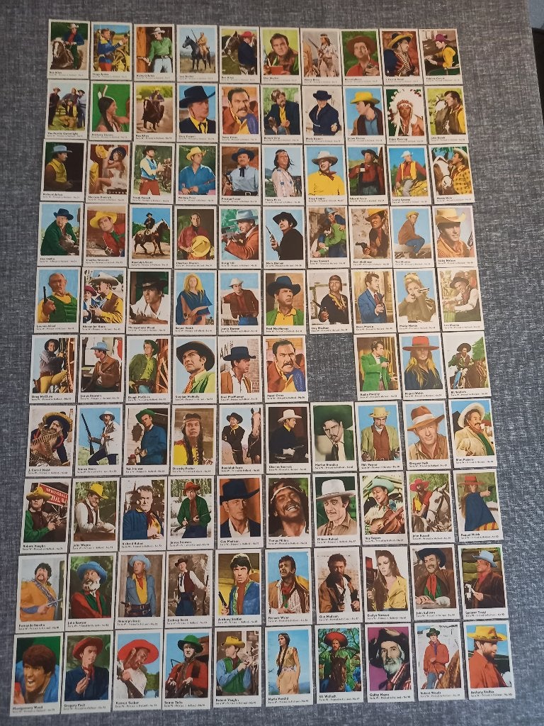 Filmsterkaarten western 99 stuks, Ophalen, Foto of Kaart