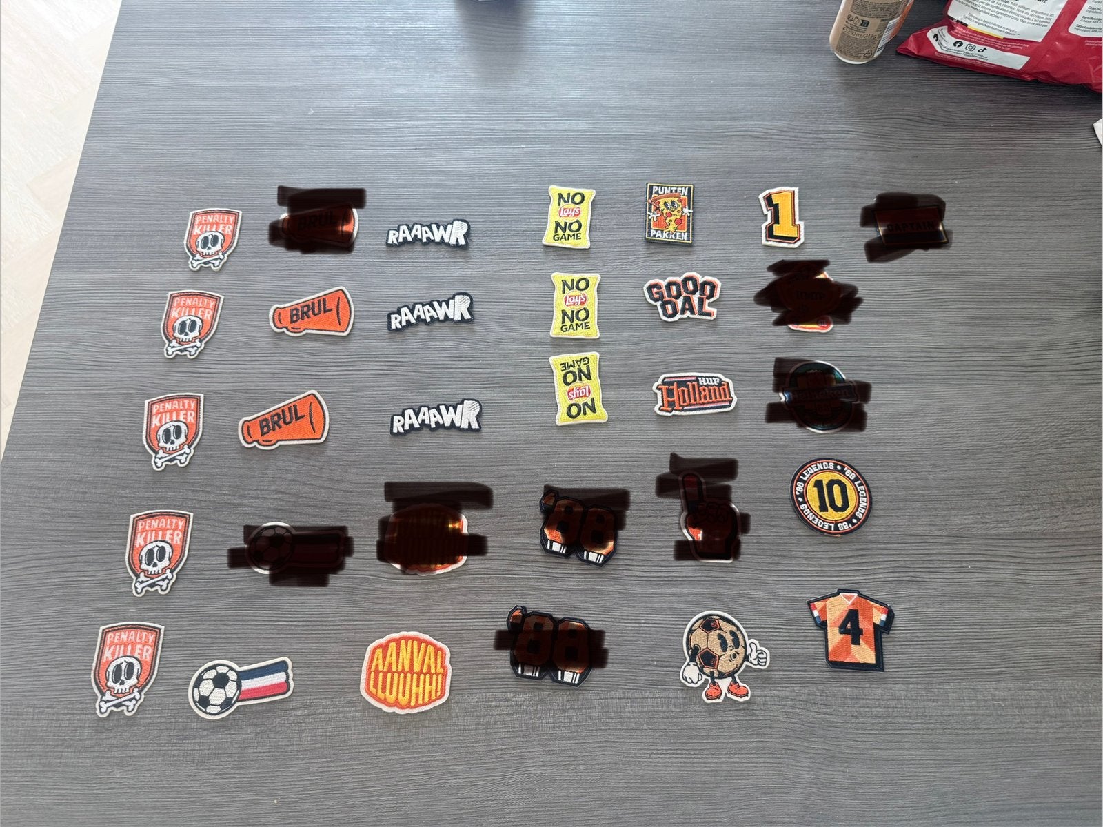 Juichjack emblemen ruilen, Jumbo, Ophalen