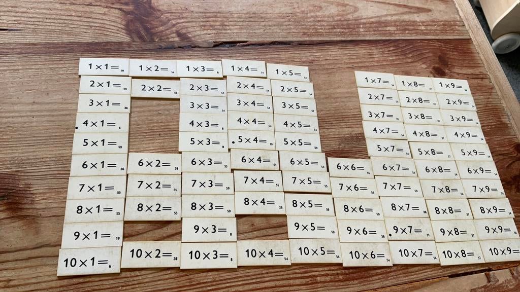 Vintage reken kaartjes malmberg, Verzamelen, Retro, Overige typen, Ophalen of Verzenden