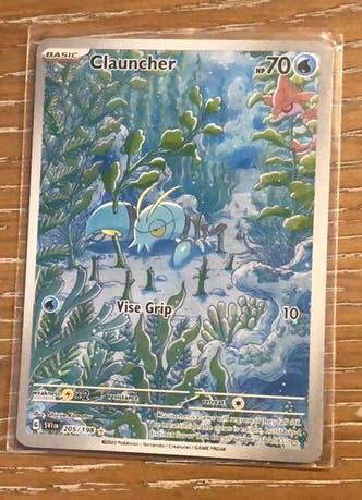 Pokémon kaart Clauncher, Ophalen of Verzenden, Gebruikt, Losse kaart