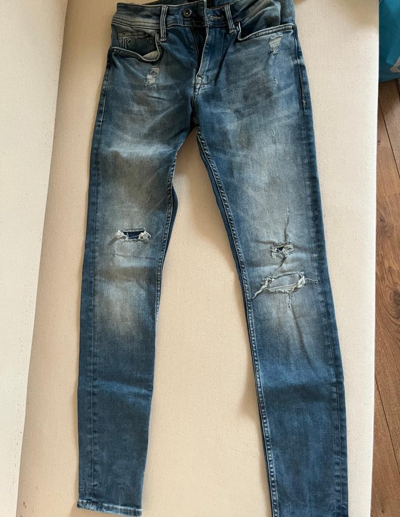 Refill broek heren, Ophalen, Nieuw, Blauw, W32 (confectie 46) of kleiner
