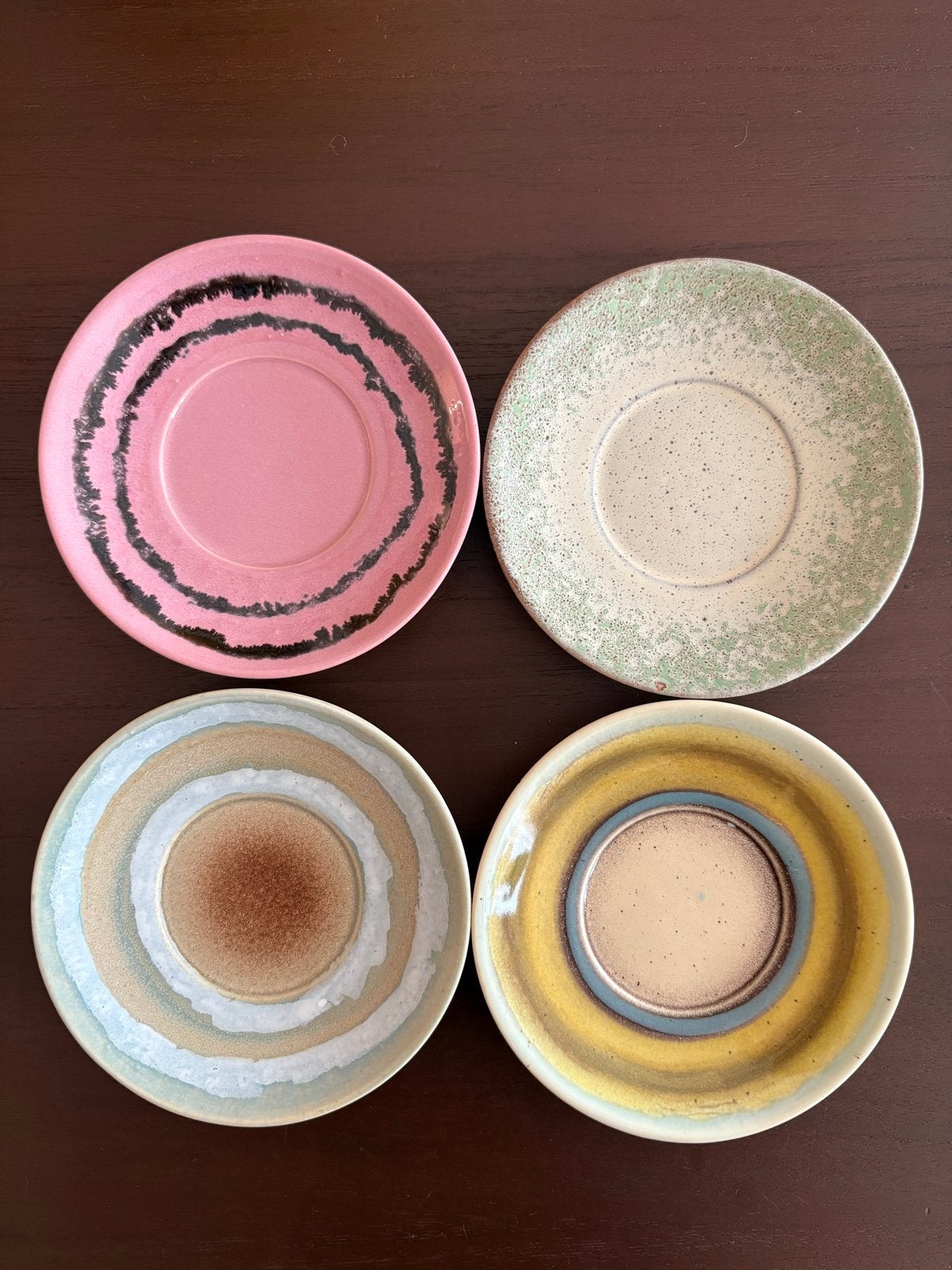 Set van 4 nieuwe HKliving 70s ceramics schotels doodle, Overige merken, Keramiek, Nieuw, Ophalen of Verzenden