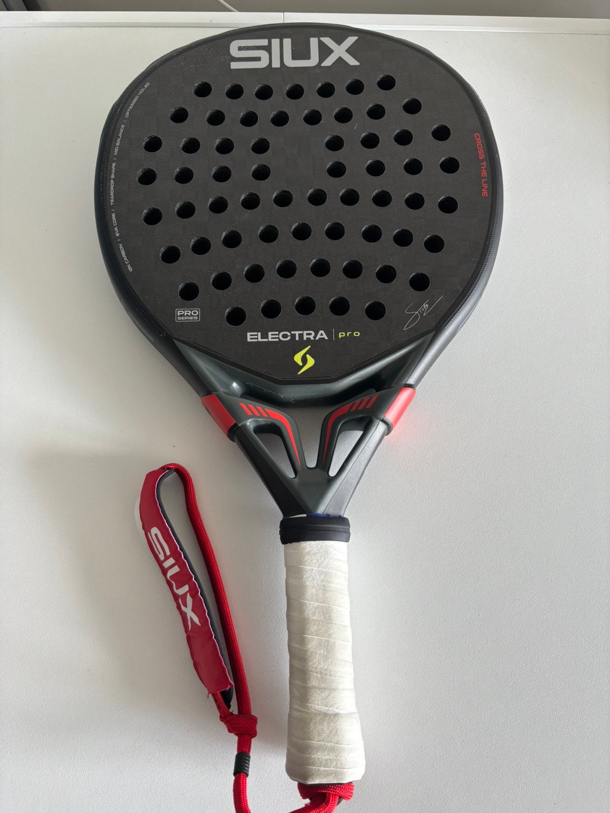 Siux Electra Pro Padelracket, Sport en Fitness, Padel, Ophalen, Zo goed als nieuw, Padelracket