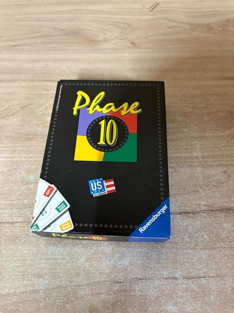 Phase 10 - S7153, Hobby en Vrije tijd, Gezelschapsspellen | Bordspellen, Ophalen of Verzenden, Zo goed als nieuw