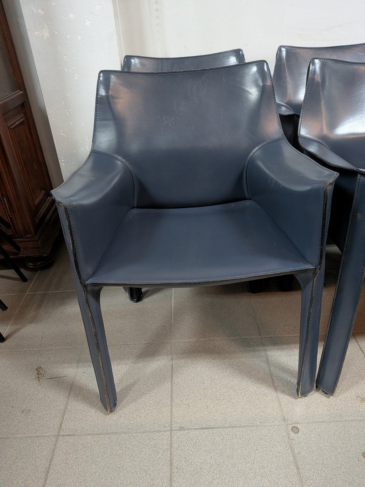 6x Originele Cassina CAB 413 – Mario Bellini – Italiaans, Huis en Inrichting, Via Luigi Busnelli 1, 20821 Meda (MB), Italië, Gebruikt