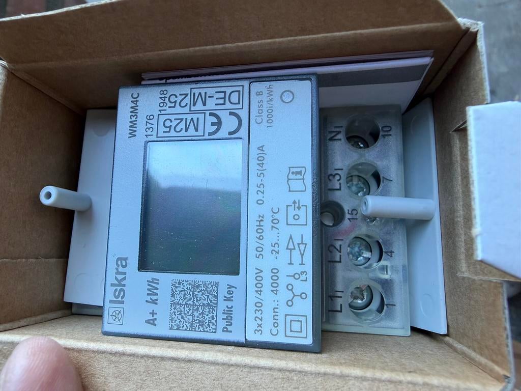 Iskra WM3M4C kWh meters (24/25)-MID /Eichrecht - EV, Verzenden, Gebruikt, Overige typen