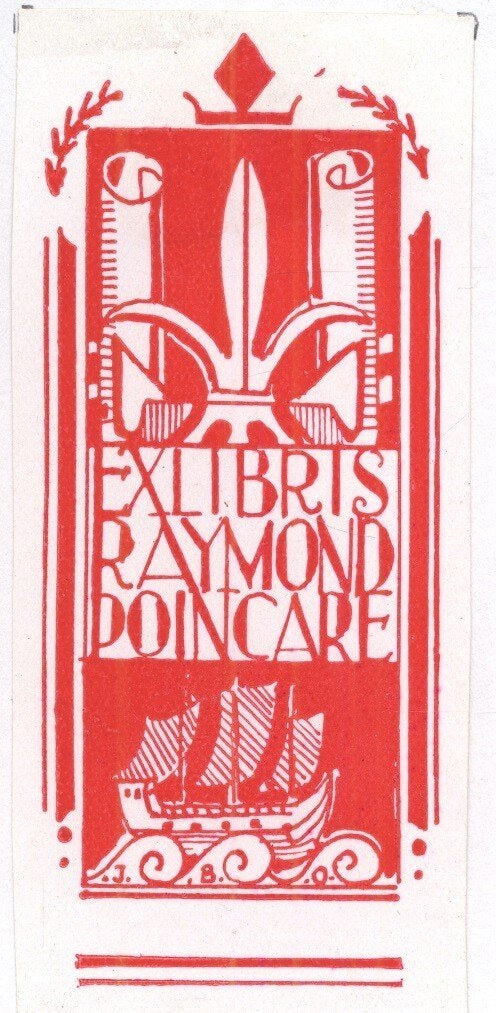 1476 Ex Libris Nederland : Jeanne Bieruma Oosting, 1931, Verzenden, Ex libris