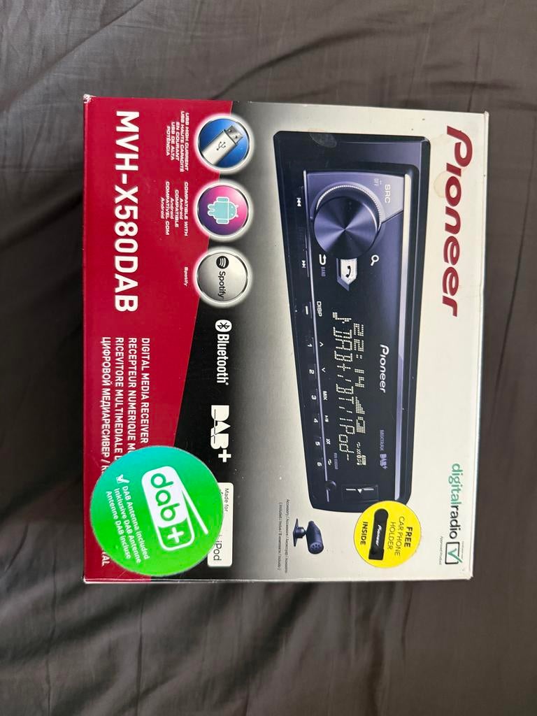 Pioneer MVH-X580DAB autoradio - Zo goed als nieuw, Ophalen of Verzenden, Zo goed als nieuw