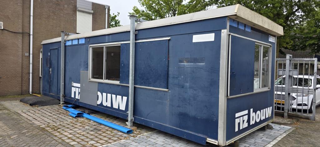 Kantoorunit/ schaftunit/ woonunit 10x3 meter, Ophalen