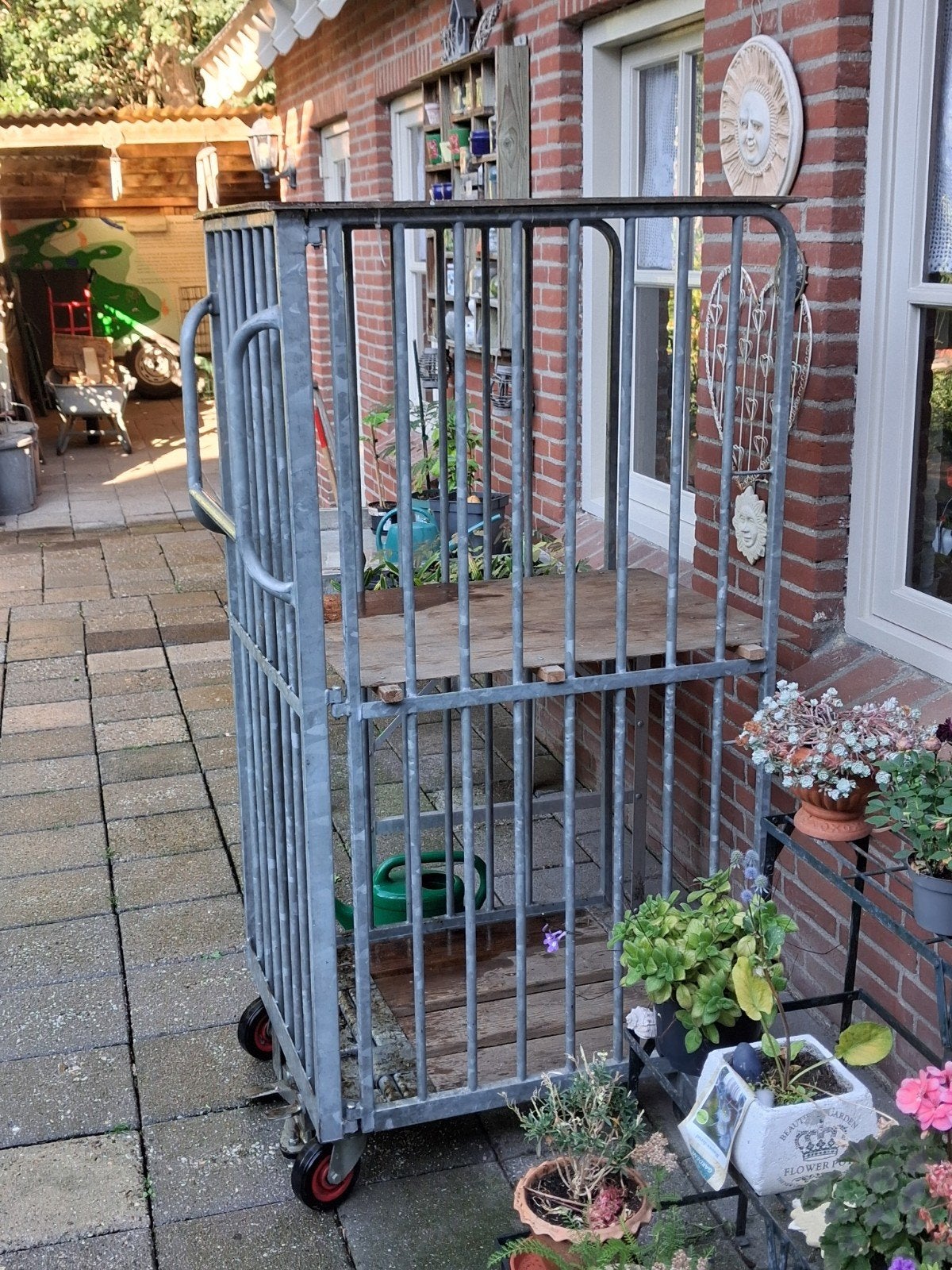 postkar, 100 liter of meer, Ophalen, Gebruikt, Transportkar