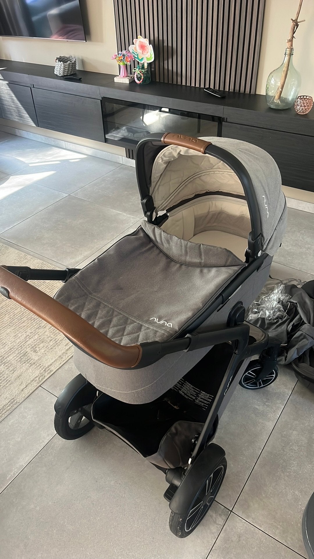 Kinderwagen nuna demi grow compleet, Gebruikt, Combiwagen, Met autostoeltje, Ophalen