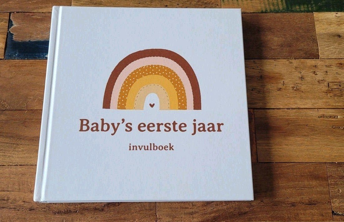 Baby's eerste jaar invulboek - Nieuw, Ophalen of Verzenden, Nieuw, Onbekend, 0 tot 6 maanden
