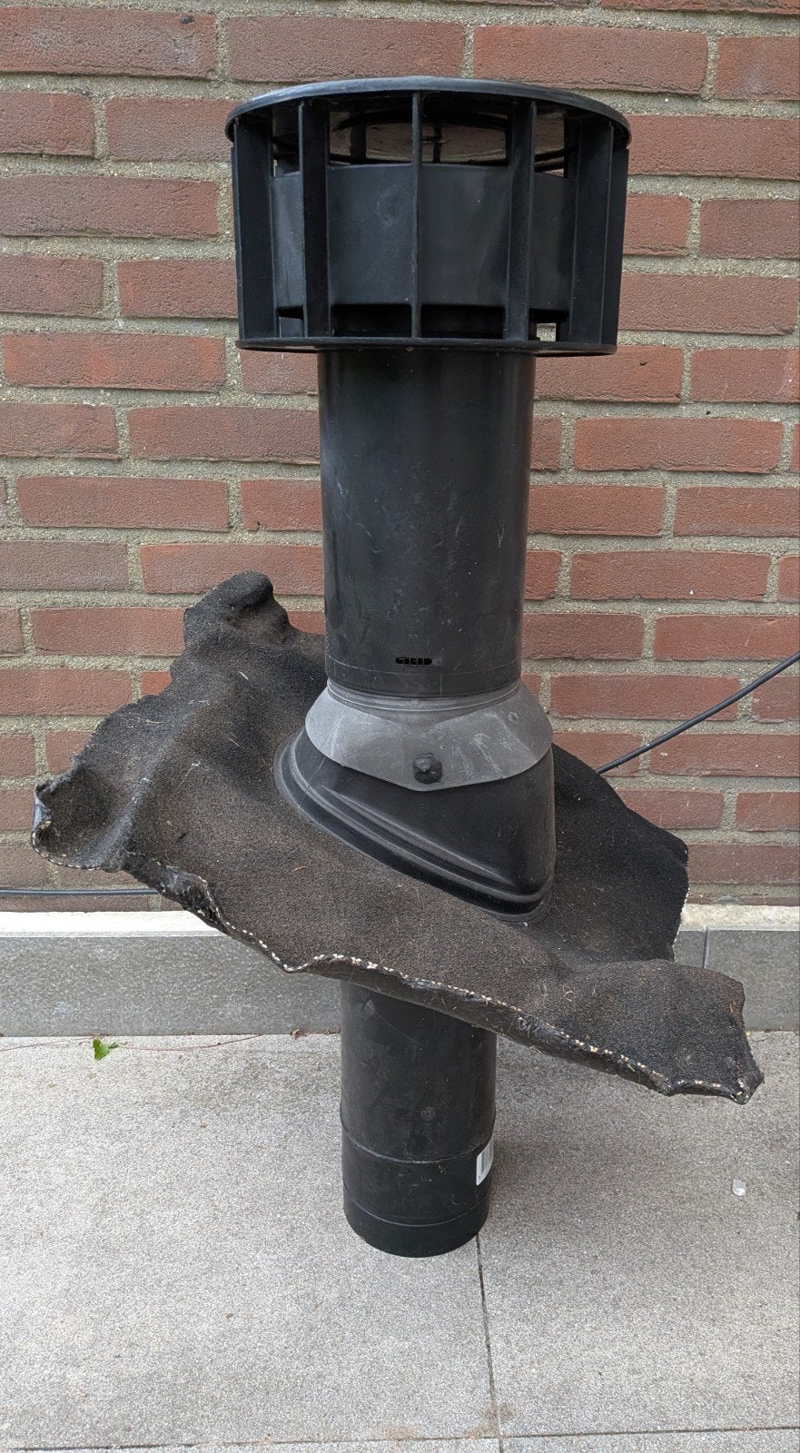 Ubbink Multivent Ventilatiepijp 131mm + Ubiflex Pan, Ophalen, Gebruikt, Afzuiger