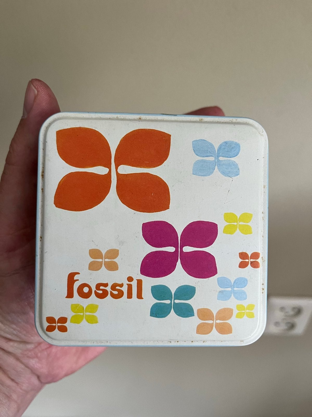 Fossil blikjes, 2 stuks, Ophalen of Verzenden, Gebruikt, Overige