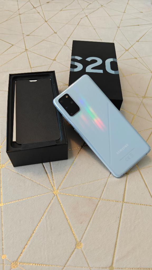 Samsung Galaxy S20 Plus 5G 128GB + 256gb SD, Ophalen, Gebruikt, Galaxy S20, Blauw