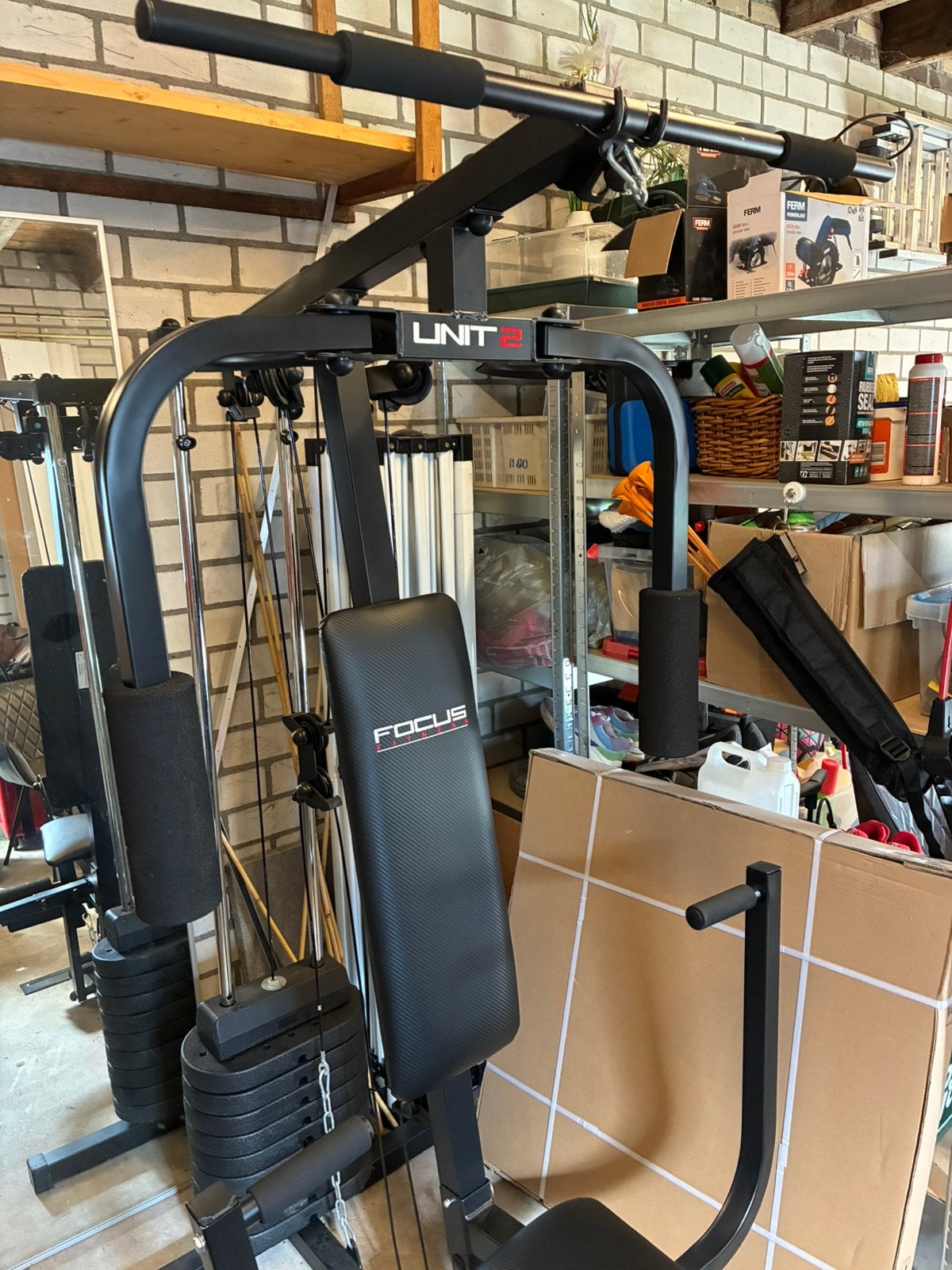 Focus fitness Unit 2, Ophalen of Verzenden, Zo goed als nieuw, Benen, Fitnessbank