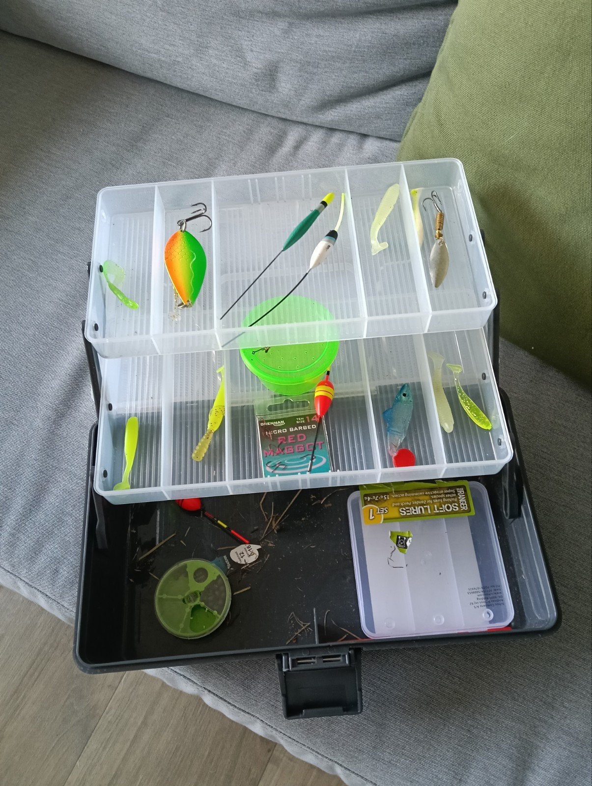 Visset  met diverse accessoires, Ophalen of Verzenden, Gebruikt, Overige typen