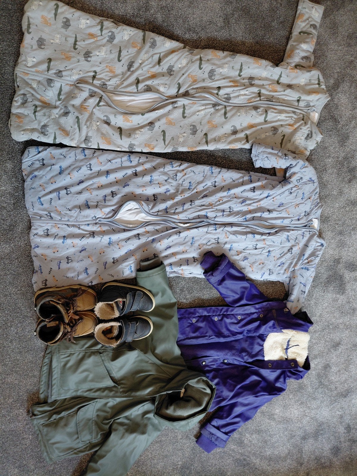 Winterkleding en slaapzakken voor dreumes, Ophalen, Gebruikt, Diverse merken, Jongen of Meisje