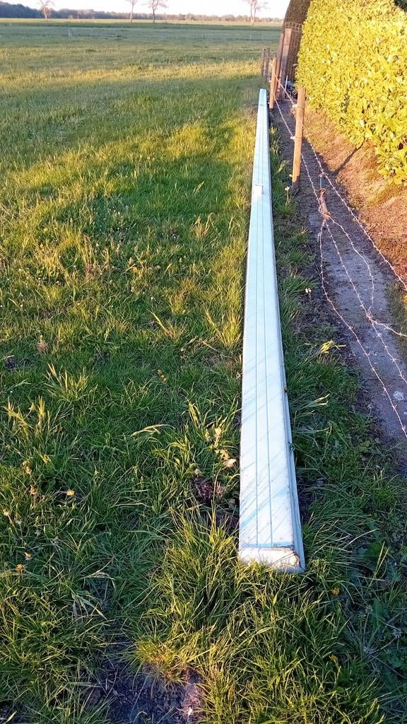 Goot voor dak of afwatering, wit aluminium, Gebruikt, Overige kleuren, Overige typen, Ophalen of Verzenden