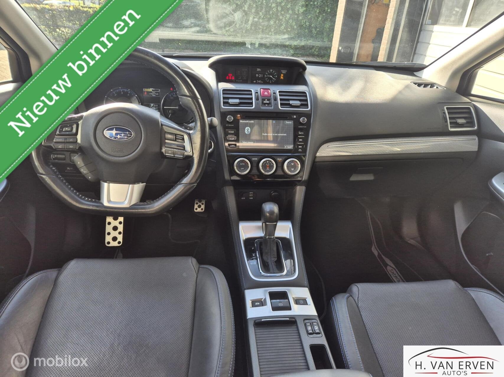 Subaru Levorg 1.6 GT-S premium SCHUIFKANTELDAK CAMERA 18", Auto's, Automaat, Euro 6, 4 cilinders, Leder en Stof