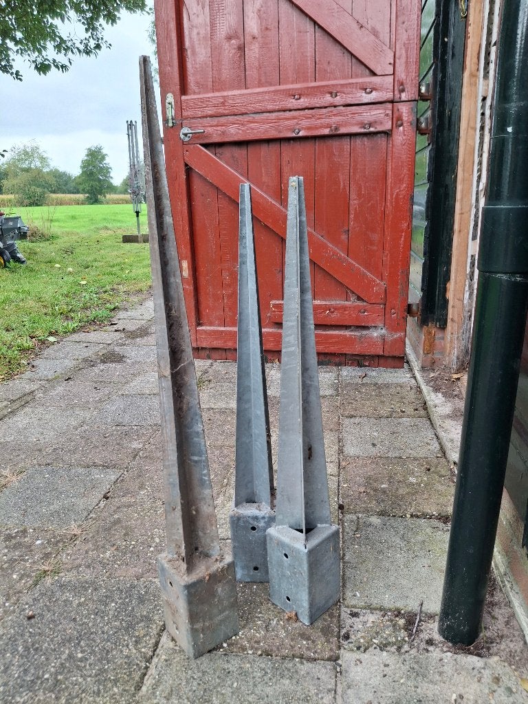 Paalpunthouder 9x9 cm, Tuin en Terras, Ophalen, Zo goed als nieuw, Minder dan 180 cm, Overige typen
