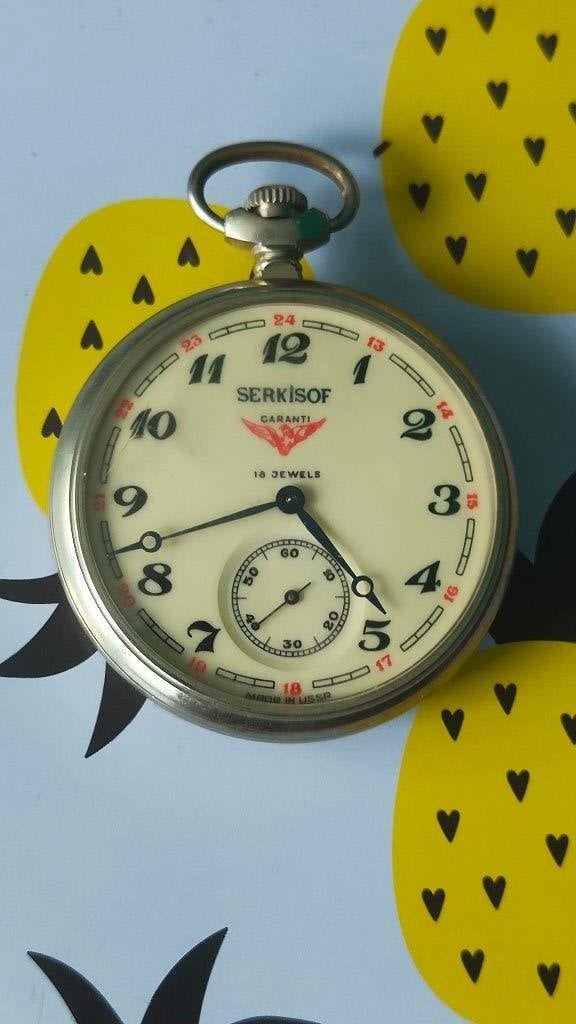 Serkisof - Demiryolu - Molnija zakhorloge Turkse spoorwegen, Ophalen of Verzenden
