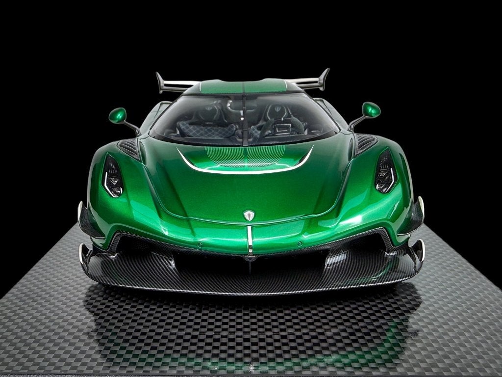 Koenigsegg Jesko, Manz Green 1:18 FrontiArt Pre-Order, Ophalen of Verzenden, Nieuw, Auto, Overige merken