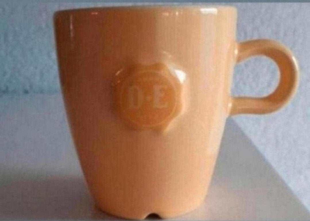 Douwe egberts senseokopje geel, Ophalen of Verzenden