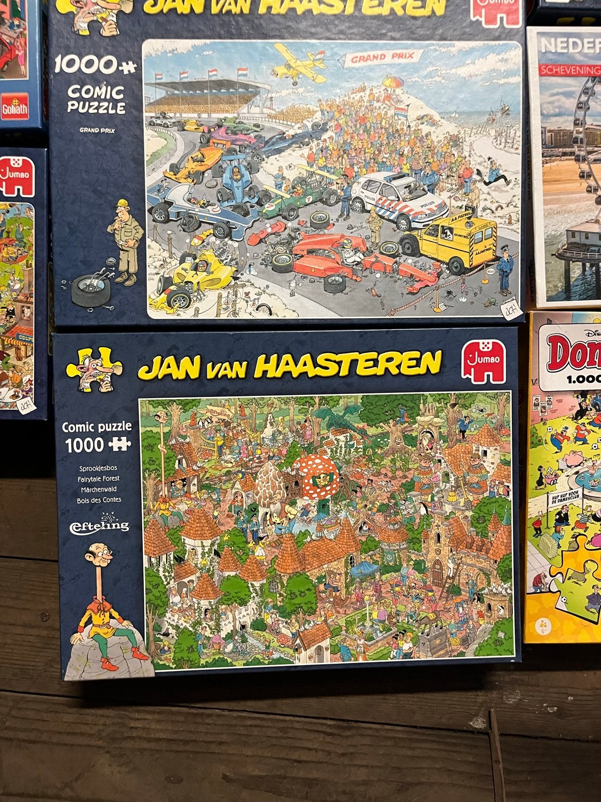 Jan van Haasteren & diverse puzzels (1000 stukjes), Ophalen, 500 t/m 1500 stukjes, Gebruikt, Legpuzzel
