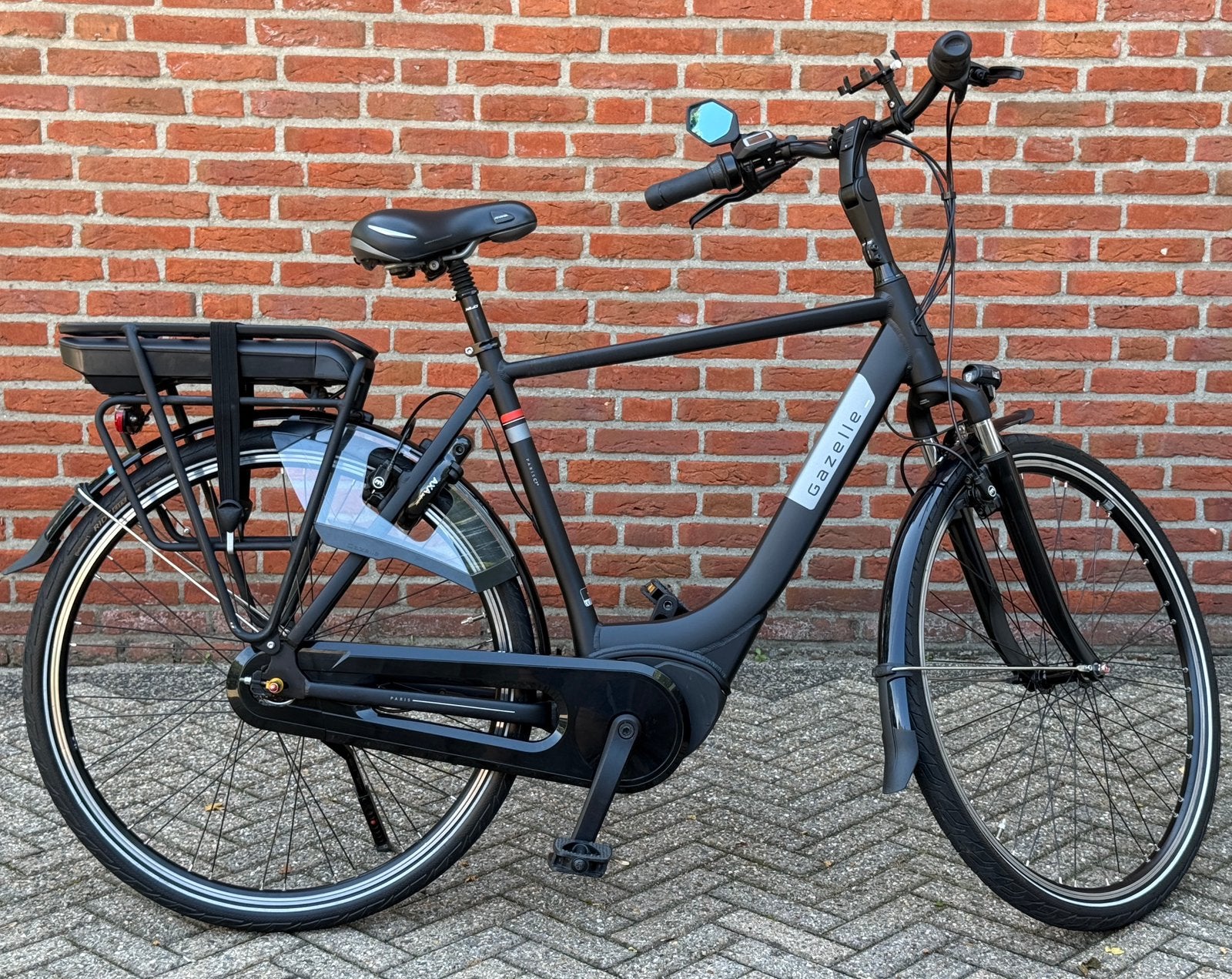 Gazelle Paris C7+ elektrische fiets met 50 newton motor, Fietsen en Brommers, 55 tot 59 cm, Ophalen, Zo goed als nieuw, Gazelle