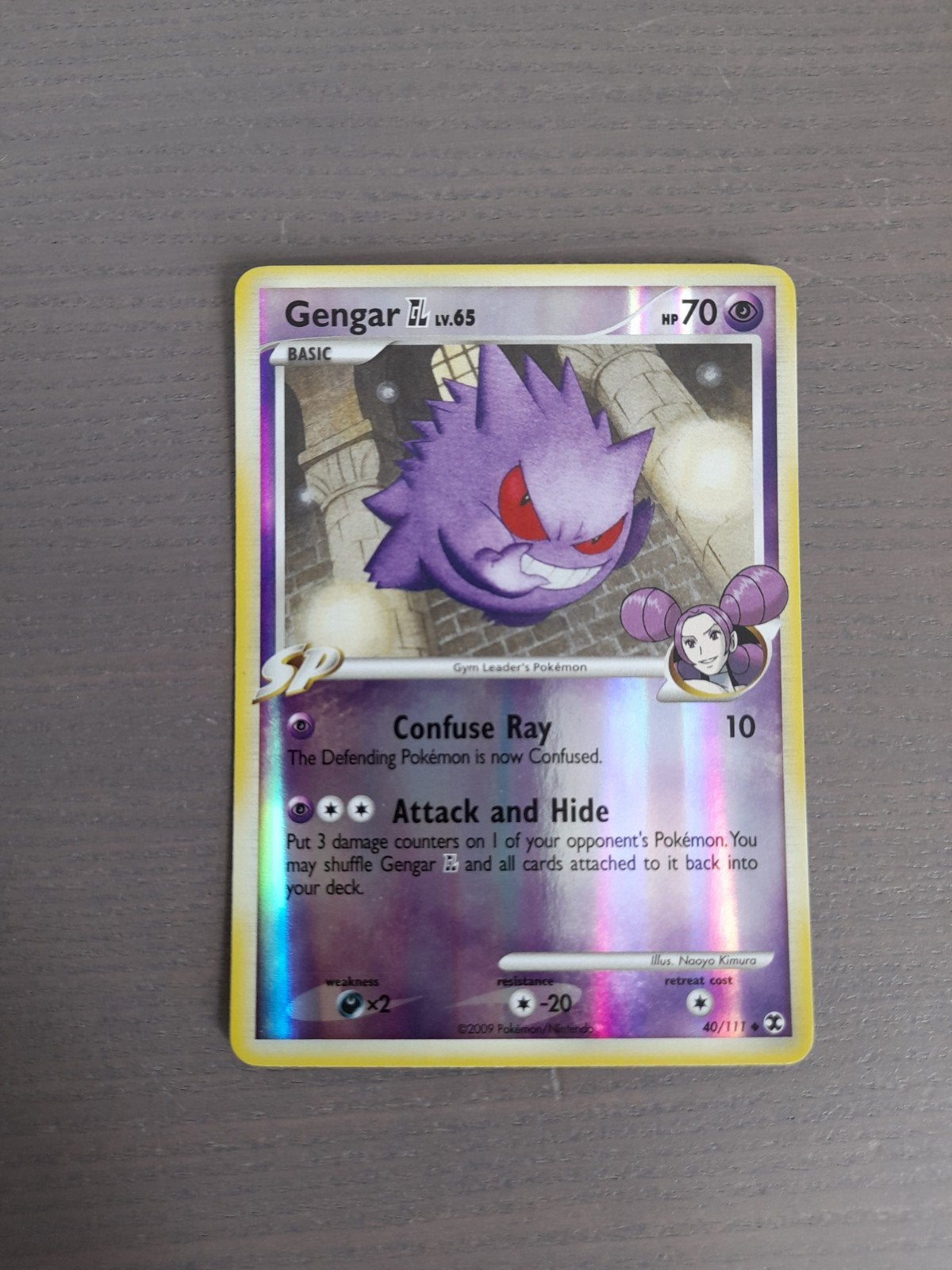 rising rivals 40/111 gengar reverse, Hobby en Vrije tijd, Ophalen of Verzenden, Gebruikt, Losse kaart, Foil