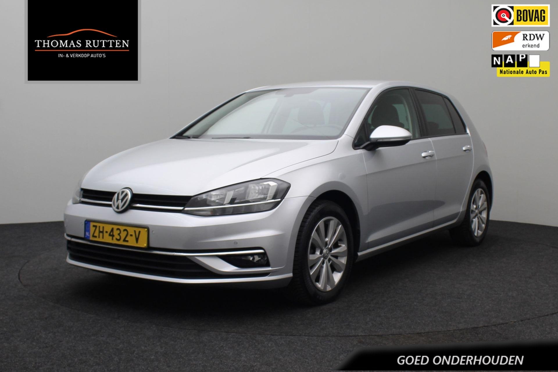 Volkswagen Golf 1.0 TSI Comfortline Business 2019 NAP | Navi, Auto's, Origineel Nederlands, Bedrijf, Golf, 3 cilinders