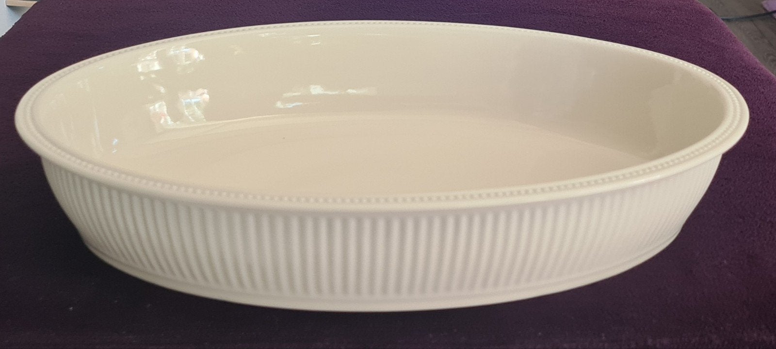 Ovale ovenschaal Wedgwood Windsor Vitro, Ophalen of Verzenden, Nieuw, Porselein, Schaal of Schalen