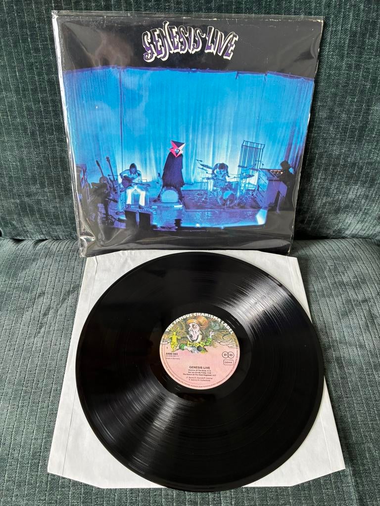 Genesis Live, Cd's en Dvd's, Vinyl | Rock, Ophalen of Verzenden, Zo goed als nieuw, 12 inch, Progressive