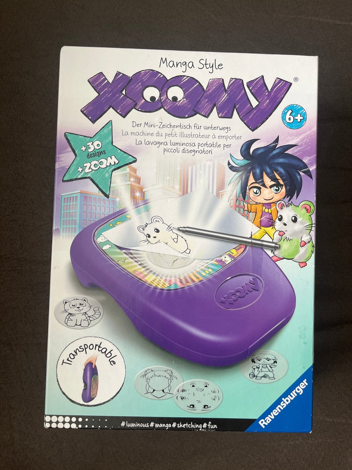 Ravensburger Xoomy Manga Style Tekentafel, Ophalen of Verzenden, Zo goed als nieuw, Knutselen, Met licht