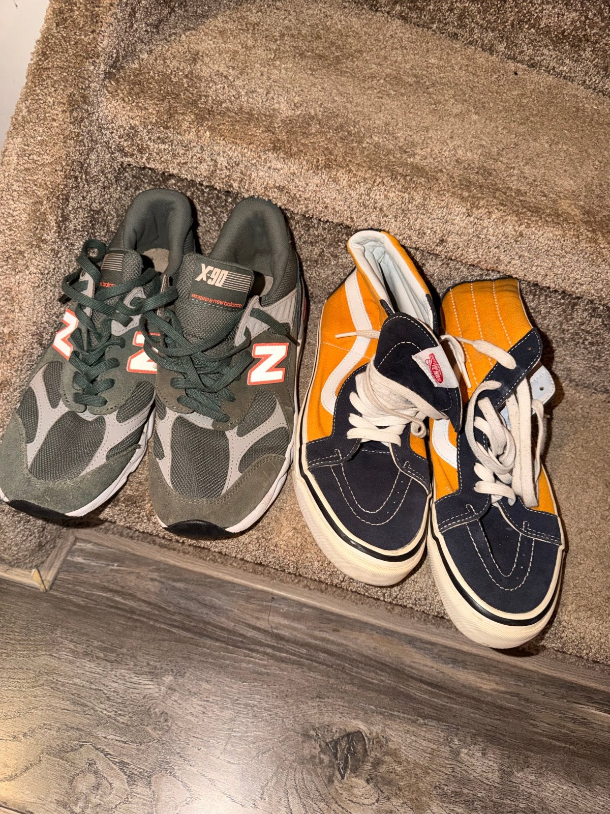 New Balance X90 en Vans Sk8-Hi sneakers, Ophalen of Verzenden, Gedragen, Overige kleuren, Sneakers of Gympen