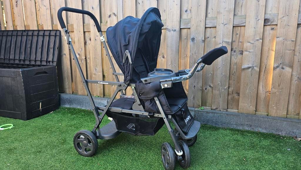 Joovy caboose, dubbele dubby., Ophalen