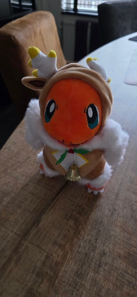 charmander kerst knuffel (pokemon), Ophalen of Verzenden, Nieuw