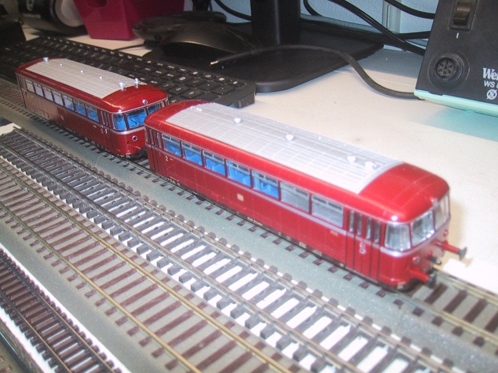 Roco HO rail bus 2 delig DCC 43045, Gebruikt, Gelijkstroom, Rails, Ophalen of Verzenden