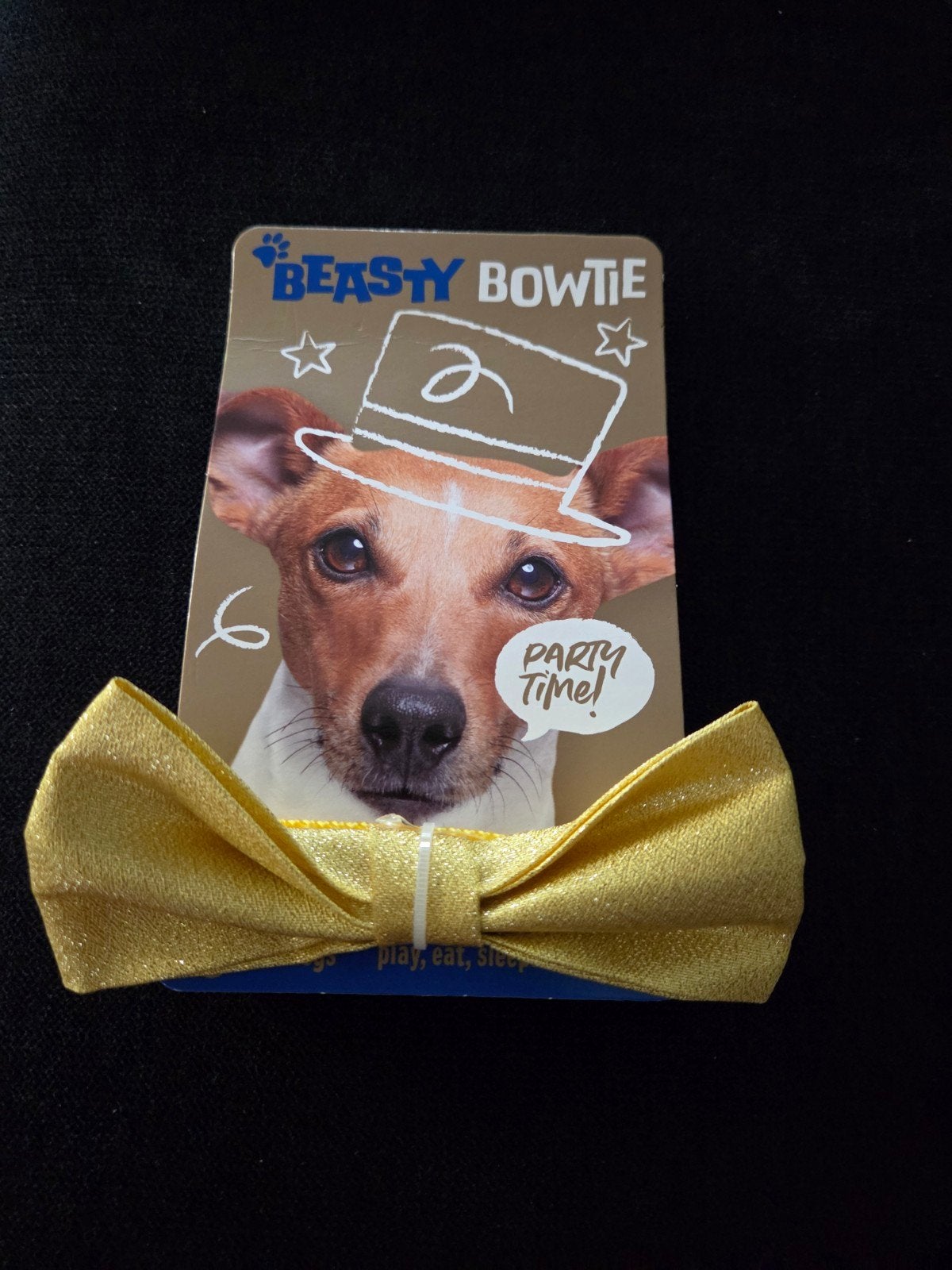Goud/ geel Strikje hond nieuw bowtie, Ophalen of Verzenden, Nieuw