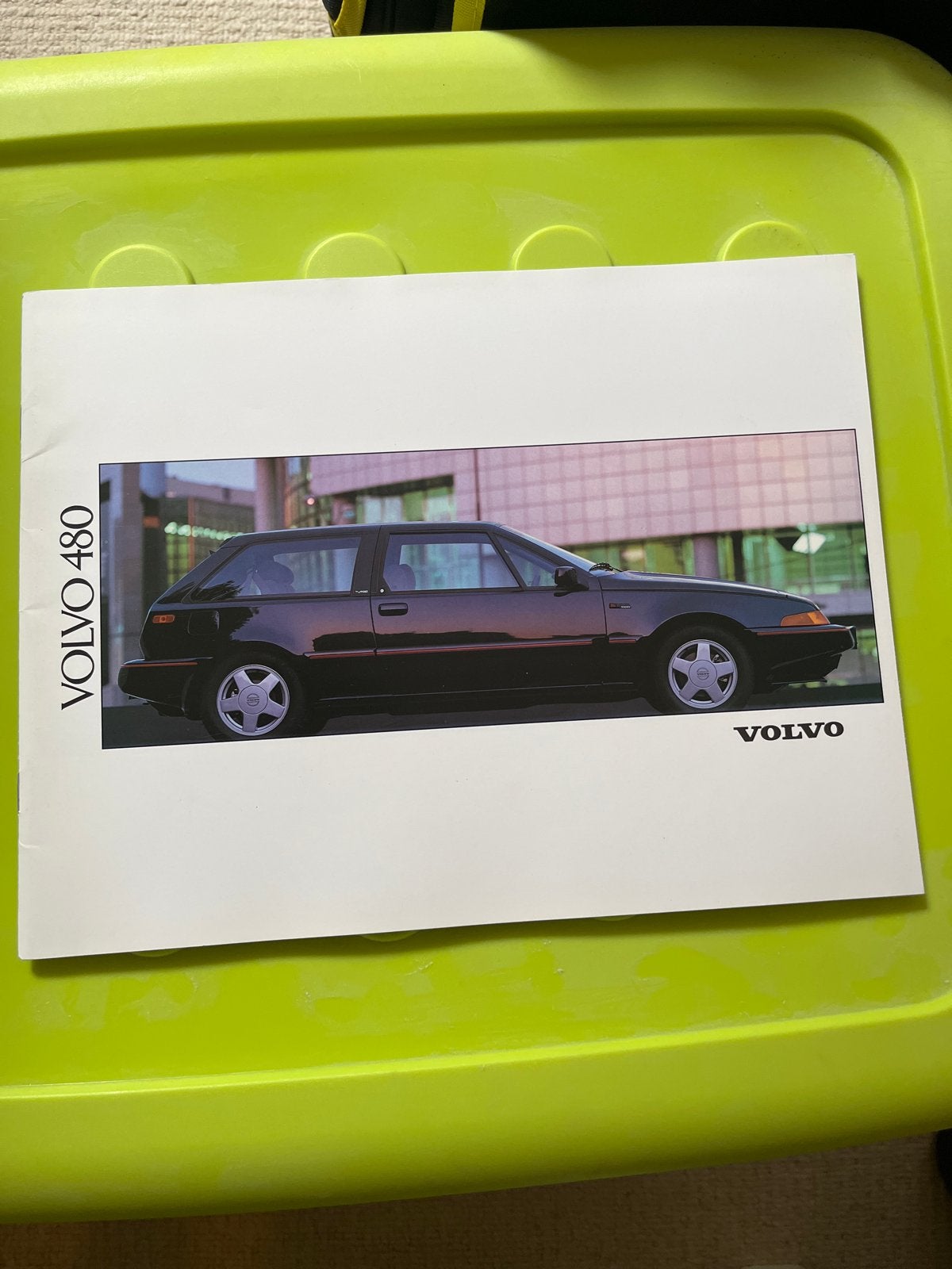 Volvo 480 brochure, Ophalen of Verzenden, Zo goed als nieuw, Volvo