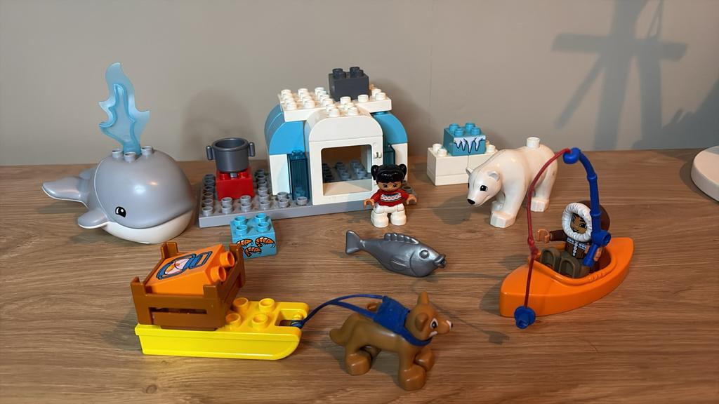 Lego Duplo 10803 Rond de wereld Poolgebied set, Ophalen of Verzenden, Gebruikt