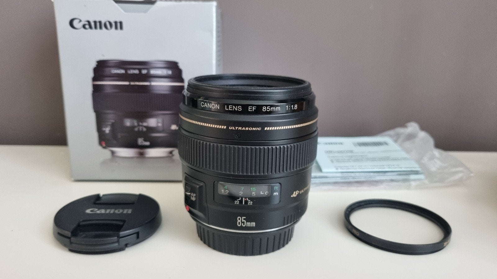 Canon EF 85mm f/1.8 USM lens - Zo goed als nieuw, Audio, Tv en Foto, Fotografie | Lenzen en Objectieven, Ophalen of Verzenden