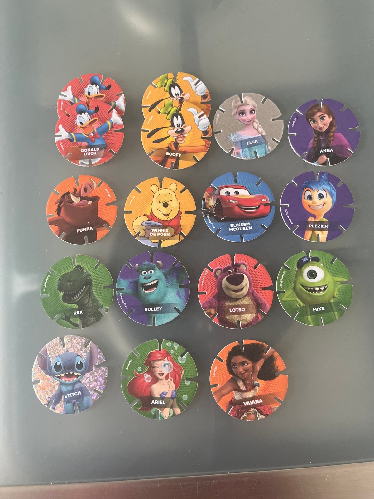 Disney Flippo's - 17 stuks, Ophalen of Verzenden, Nieuw